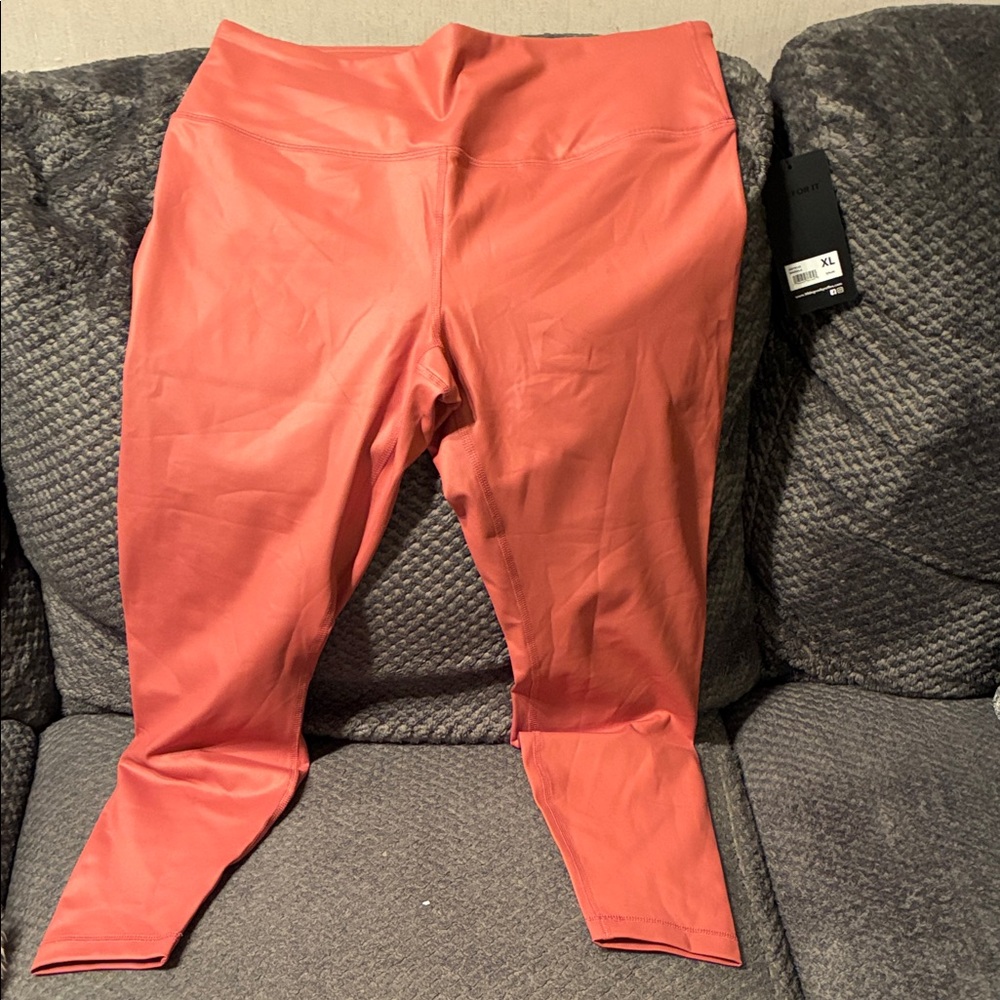 90 Degree By Reflex Coral ankle length Leggings